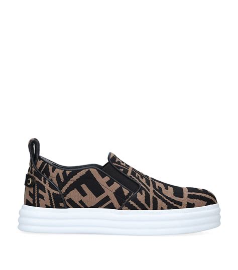 fendi slip on sneakers women's|fendi designer high top sneakers.